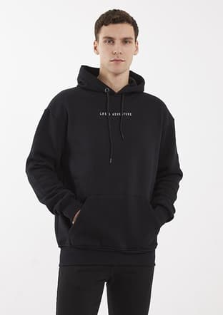 Tc3917 Unisex Yetişkin Siyah Sweatshirt - 1