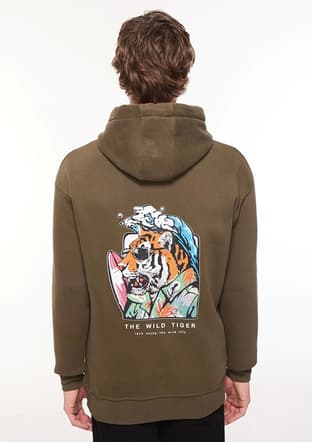 Tc3912 Unisex Yetişkin Yeşil Sweatshirt - 2