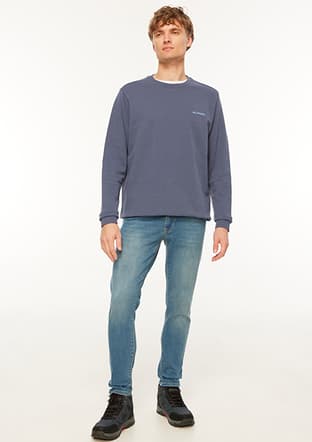 Tc5002 Erkek Mavi Jean Pantolon - 1