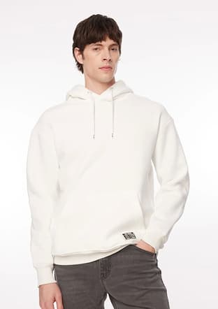 Tc3908 Unisex Yetişkin Beyaz Sweatshirt - 1