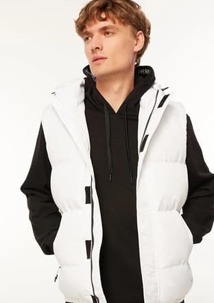 Tc5085 Unisex Yetişkin Beyaz Yelek - 1