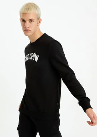 Tc1902 Unisex Yetişkin Siyah Sweatshirt - 3