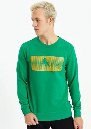 Tc1907 Unisex Yetişkin Yeşil Sweatshirt - 3