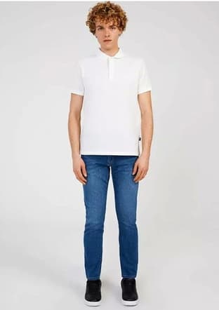 Tc5002 Erkek Mavi Jean Pantolon - 1
