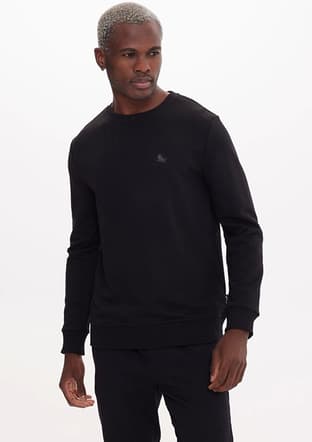 Tc1903 Unisex Yetişkin Siyah Sweatshirt - 1