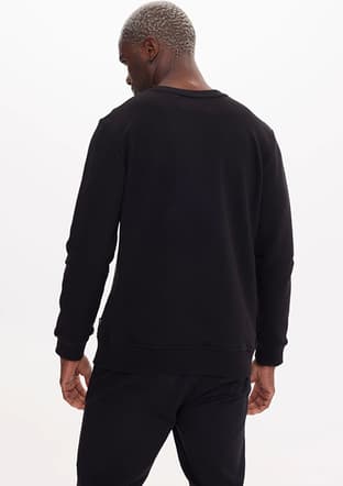 Tc1903 Unisex Yetişkin Siyah Sweatshirt - 2
