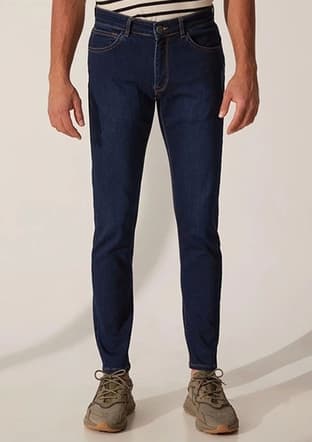 Tc5002 Erkek Mavi Jean Pantolon - 1