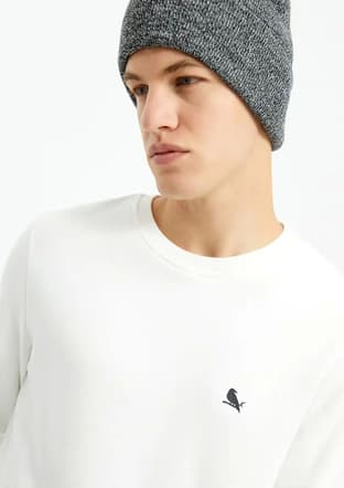 Tc1903 Unisex Yetişkin Beyaz Sweatshirt - 3