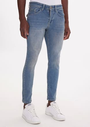Tc5001 Unisex Yetişkin Mavi Jean Pantolon - 2