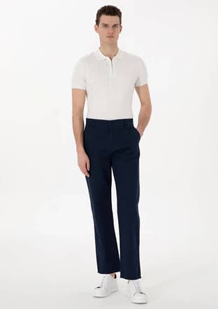 Pn1014400392 Erkek Lacivert Pantolon - 1
