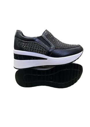 24K338 Sy Kadın Siyah Casual Ayakkabı - 3