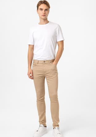 B33T30008 Erkek Bej Pantolon - 1