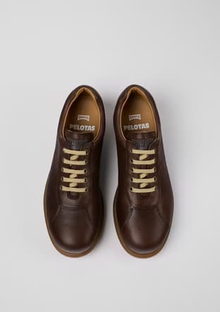 16002-318 Erkek Kahverengi Casual Ayakkabı - 2