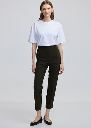 Iw6240003234 Kadın Yeşil Pantolon - 1