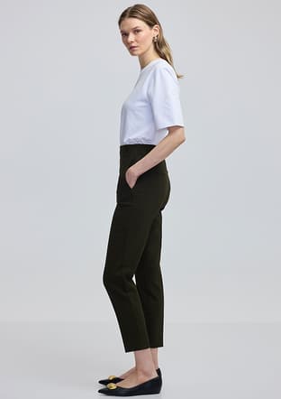Iw6240003234 Kadın Yeşil Pantolon - 2