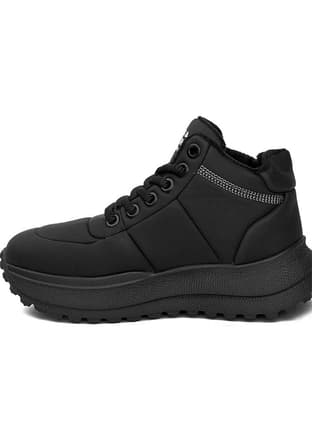 24K317-1 Sy Kadın Siyah Sneaker - 3