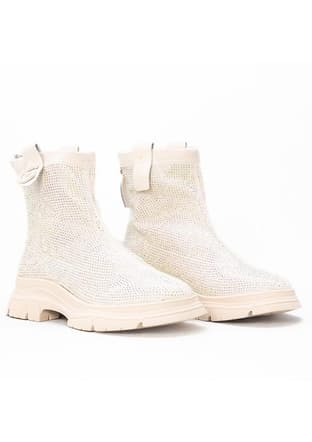 24K442 Bj Kadın Bej Casual Ayakkabı - 2