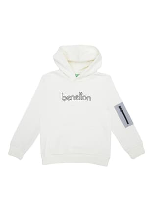 72765 Erkek Çocuk Beyaz Sweatshirt - 1