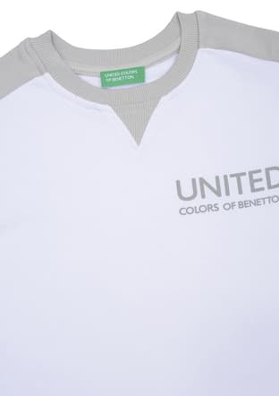 72744 Erkek Çocuk Beyaz Sweatshirt - 3