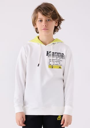 361W1Iw Erkek Çocuk Beyaz Sweatshirt - 1