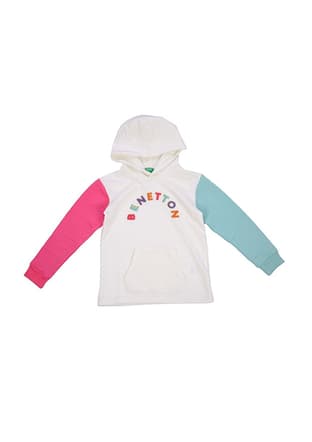 72822 Kız Çocuk Beyaz Sweatshirt - 1
