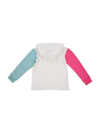 72822 Kız Çocuk Beyaz Sweatshirt - 2