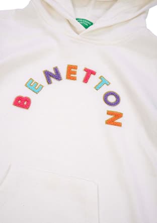 72822 Kız Çocuk Beyaz Sweatshirt - 3