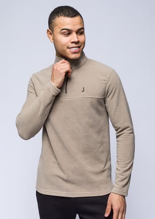 24Kjeeo05632 Erkek Bej Sweatshirt - 1