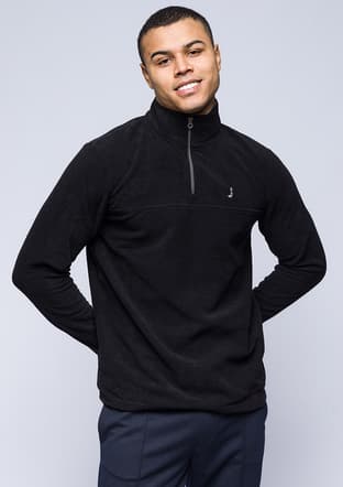 24Kjeeo05632 Erkek Siyah Sweatshirt - 1