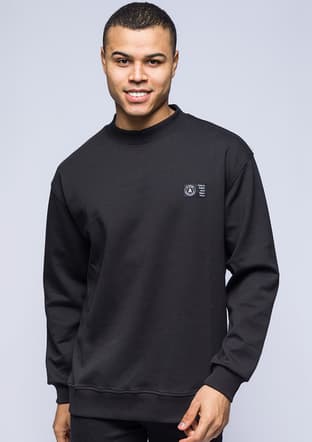 24Kjeeo05248 Erkek Siyah Sweatshirt - 1
