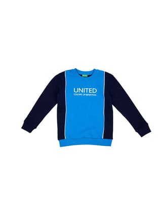 72755 Erkek Çocuk Mavi Sweatshirt - 1