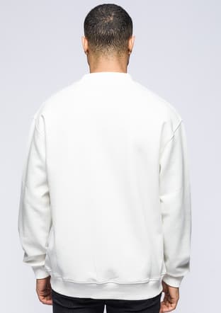 24Kjeeo05248 Erkek Beyaz Sweatshirt - 3