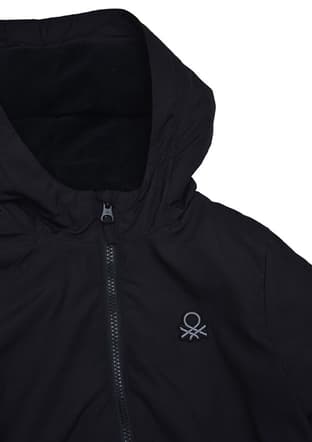 18000 Unisex Çocuk Siyah Mont - 3