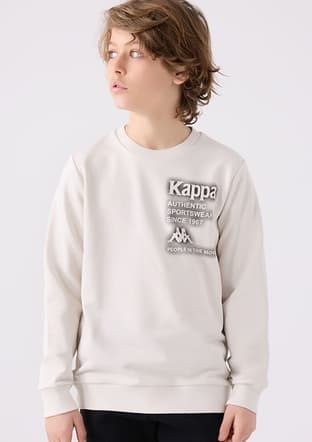 361U7Ww Erkek Çocuk Bej Sweatshirt - 2