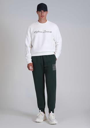 112030137 Erkek Beyaz Sweatshirt - 1