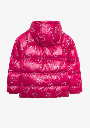 Sk242110-509 Kız Çocuk Pembe Mont - 2