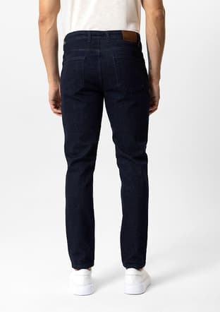 B34W35005 Erkek Lacivert Jean Pantolon - 3
