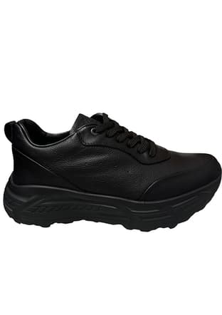 152-20225 Erkek Siyah Casual Ayakkabı - 3