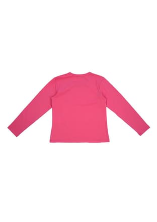 72824 Kız Çocuk Pembe Basic T-shirt - 2