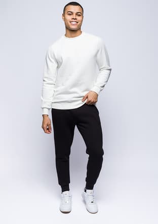 24Kjeeo05615 Erkek Beyaz Sweatshirt - 2