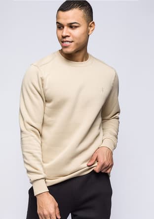 24Kjeeo05615 Erkek Bej Sweatshirt - 1
