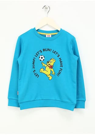 Hrbtxt305 Erkek Çocuk Mavi Sweatshirt - 2