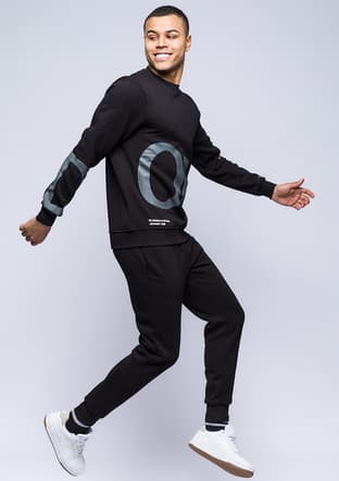 24Kjeeo05141 Erkek Siyah Sweatshirt - 2