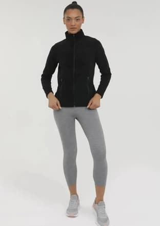 A10178230908010 Kadın Siyah Sweatshirt - 2