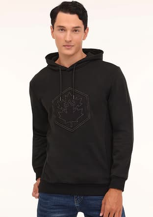A10188949208010 Erkek Siyah Sweatshirt - 1