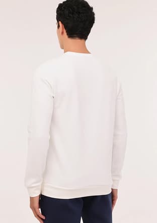 A10188953808010 Erkek Beyaz Sweatshirt - 2