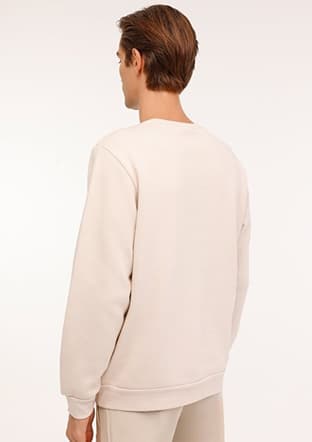 A10189918508010 Erkek Bej Sweatshirt - 2