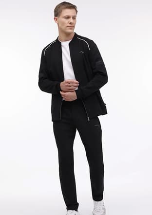 A10189111408010 Erkek Siyah Eşofman - 3