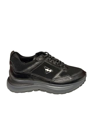 152-20308 Erkek Siyah Casual Ayakkabı - 1