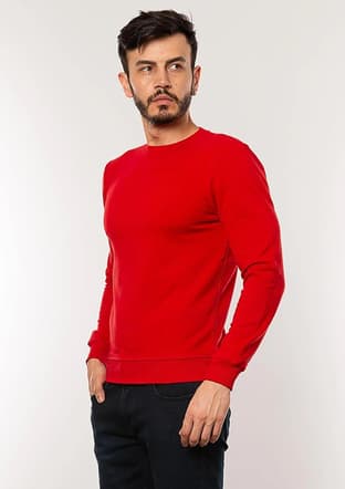 24Kceeo05610 Erkek Kırmızı Sweatshirt - 2